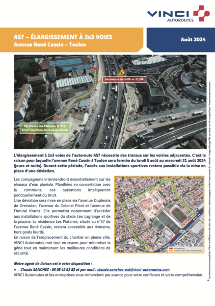 FLYER TRAVAUX CASSIN – AOÛT 2024